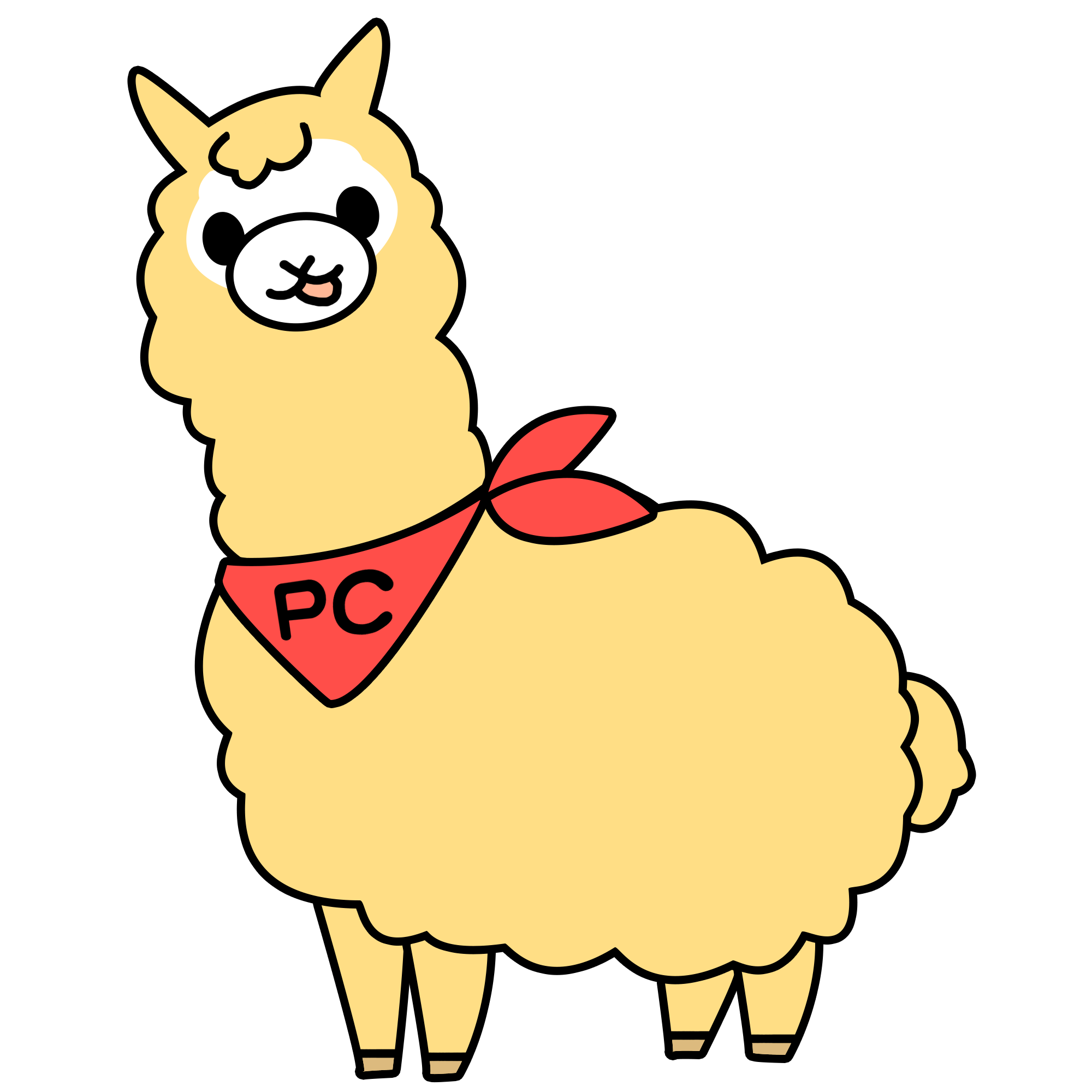 アルパカPCのキャラクター